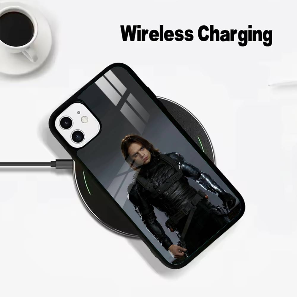 

B-Bucky- Barnes Winter -S-Soldier Phone Case For IPhone17 16 15 14 13 12 11 Pro Max 16/15/14Plus Wireless Charger Cover Funda iPhone15ProMax