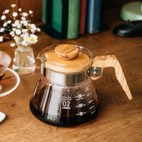HARIO Coffee Server 600 Olive Wood Practical Capacity 600ml VCWN-60-OV