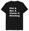 Phil & Rex & Vinnie & Dimebag Heavy Metal Music Lover Gift T Shirt