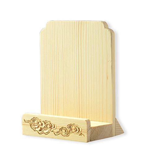 Butsuendo Brand: Shinto Altar [Flowing Cloud Carving, Solid White Pine: Shinto Amulet Stand, Sea of ??Clouds (Unkai)] Amulet Stand, Shinto Shrine, Pap