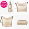 FUKUYIN Women's 3-Way Leather Tote Bag with 3 Straps, Large Capacity, ShoulderCrossbody Bag, Stylish, Simple, and Lightweight, Perfect for Commuting