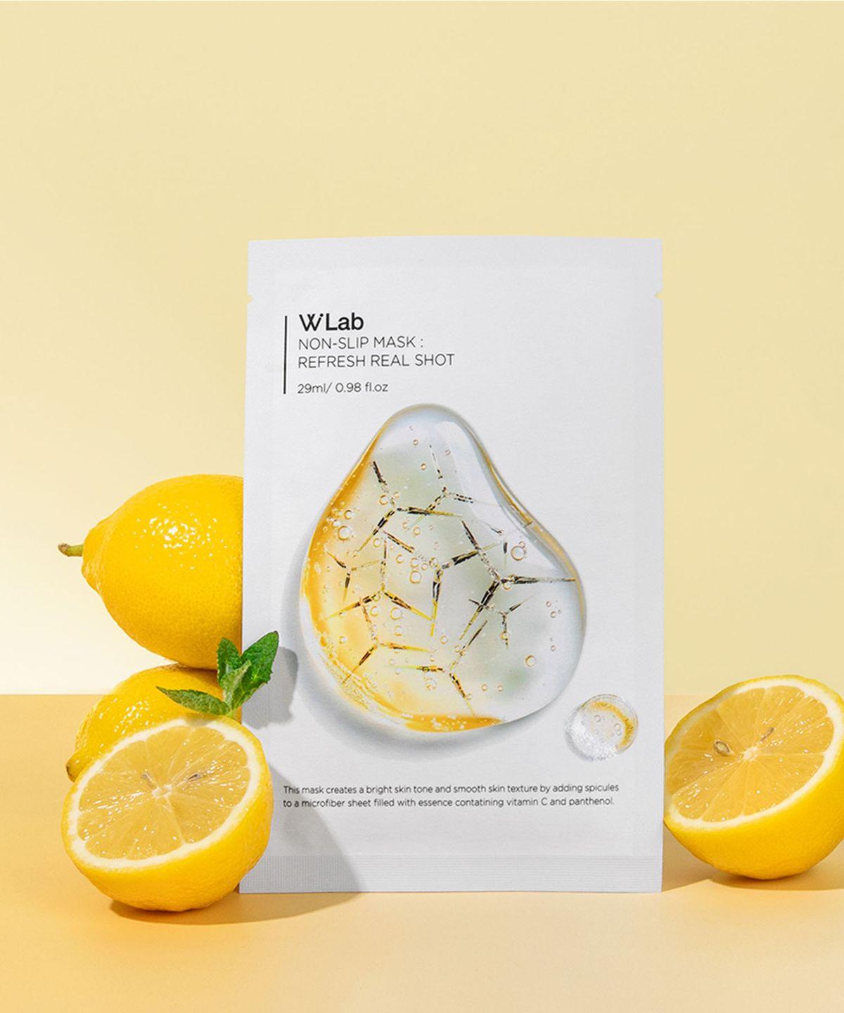 [5-Pack] W.Lab Non-Slip Mask Refresh Real Shot