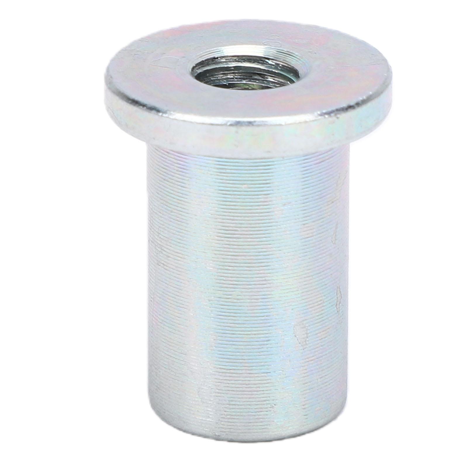 Tomtop Jms Unisex M8 X 25Mm Weld In Steel Female Thread Top Hat Fitting Bush For Automotive Manufacturing Machine Processing