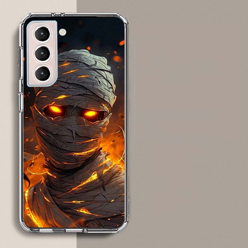 

Tape Mummy Phone Case For Samsung Galaxy S25 Edge S24 S23 FE S21 S20 S10 Plus S22 S26 Ultra Cover Clear Cases TPU Capa Shell Coq Samsung S26 Ultra 5G