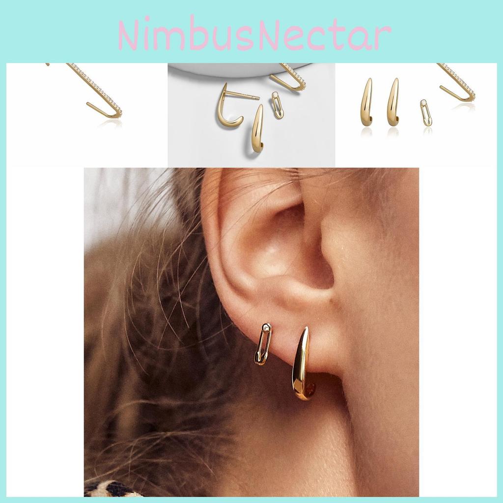 Chic Alloy Earrings Set For Women Classic And Trendy Ear Studs For Gifting