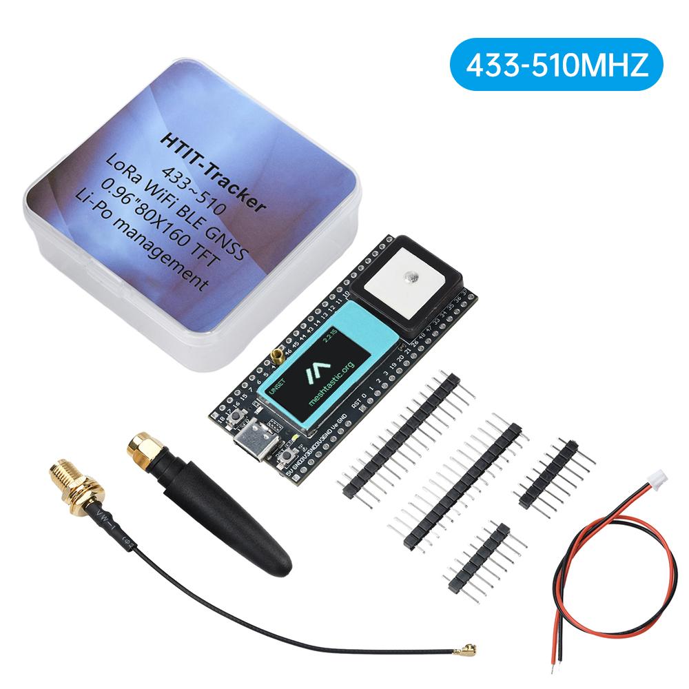 Wireless Tracker ESP32-S3FN8+X1262+UC6580 Supports WiFi/Bluetooth/LoRa/Gnss/Tracking GPS Onboard LCD Display Type C