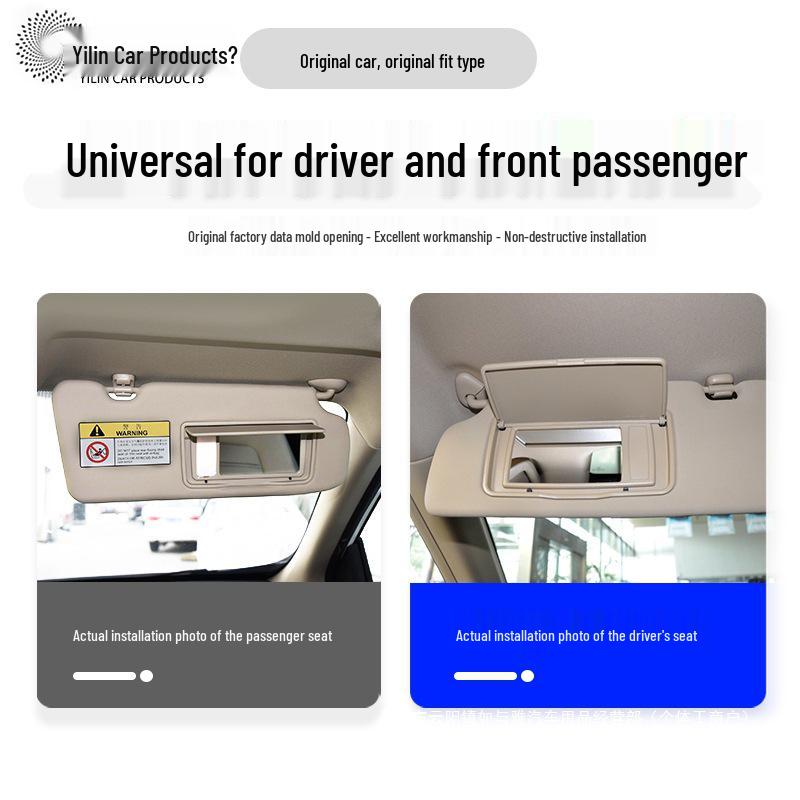 Passend für Honda CRV 2007-2017 Sonnenblende Schminkspiegel Klappabdeckung (Links rechts)