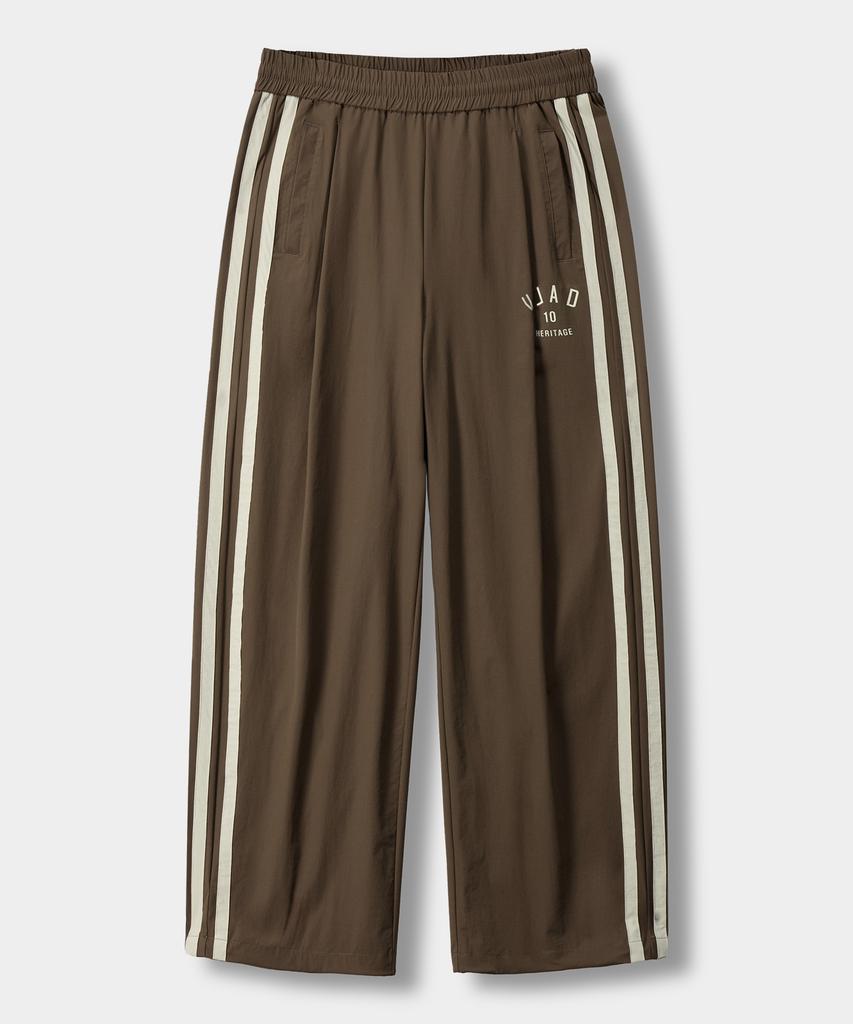 Dimiteulibeullaeg [Summer] Vlad One-Pleat Curved Track Pants_Ripstop 3 Colors