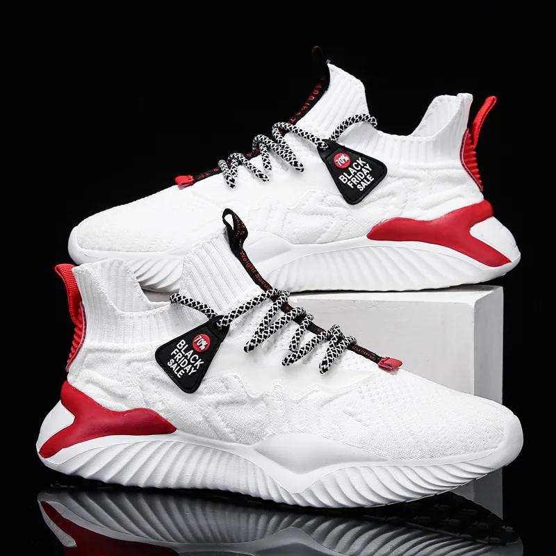 Four Seasons New Footwear Men's Sports and Leisure Shoes Breathable Mesh Fashion Sports Coconut Shoes Men's