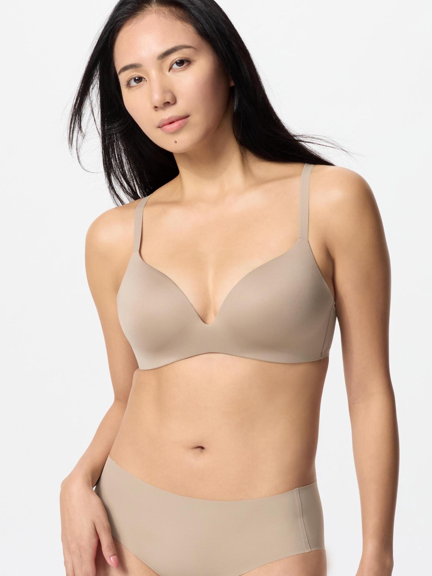 

Uniqlo Беспроводной бюстгальтер 3D-поддержка 32 BEIGE/AB 65/70