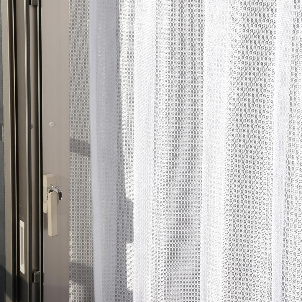 Interior Compo Good Visibility Mirror Lace Curtains Hard To See from Outside Lace Curtains UV Protection Heat Insulation Insulation Width 100cm X