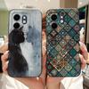 For Infinix Smart 9 Case Hot50i X6531 X6532 Cute Happy Cat Cartoon Cover Soft TPU Phone Case For Infinix Hot 50i Smart9 HD Shell