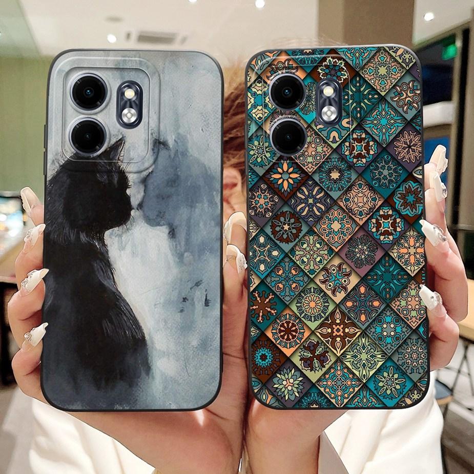 For Infinix Smart 9 Case Hot50i X6531 X6532 Cute Happy Cat Cartoon Cover Soft TPU Phone Case For Infinix Hot 50i Smart9 HD Shell