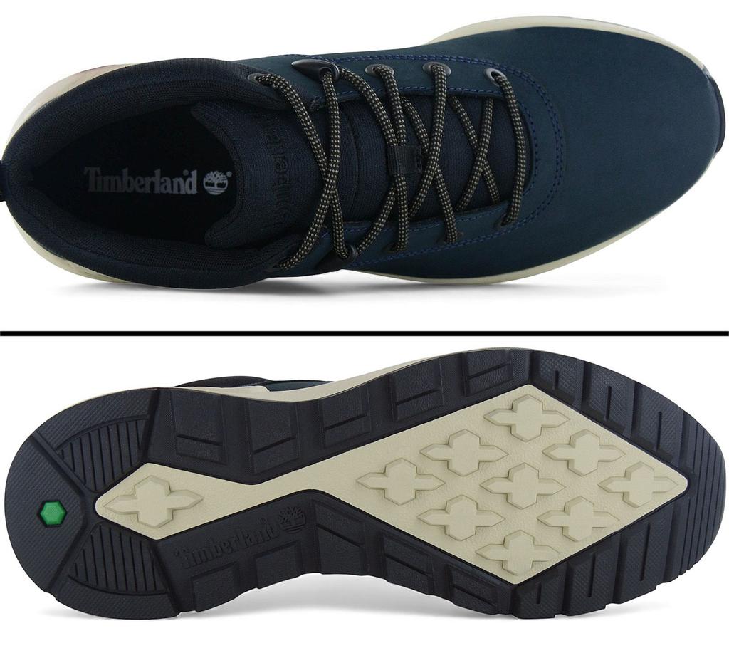 Timberland Sprint Basic Mid Sneaker - Men's Winter Shoes Boots Leather Blue TB0A277E-W06 ORIGINAL