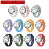 18mm Textured Silicone Strap Suit for Huawei Watch GT4/GT5 41mm Stylish Patterned Silicone Strap