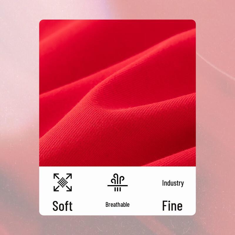 Herren Glücksrote Baumwollslips 2er-Pack