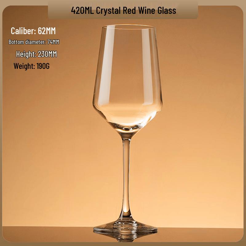 Mingzhanxuan 420ml European Style Stemmed Glass