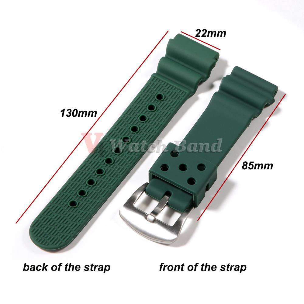 20mm 22mm Watch Band for Seiko Prospex SRP777J1 Waterproof Diving Silicone Bracelet for Seiko No.5 SKX007 SKX009 Sports Strap/.