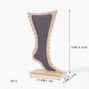 Creative Foot Shaped Anklet Display Stands Desktop Jewelry Display Wooden Holder Detachable Jewelry Hanging Stand