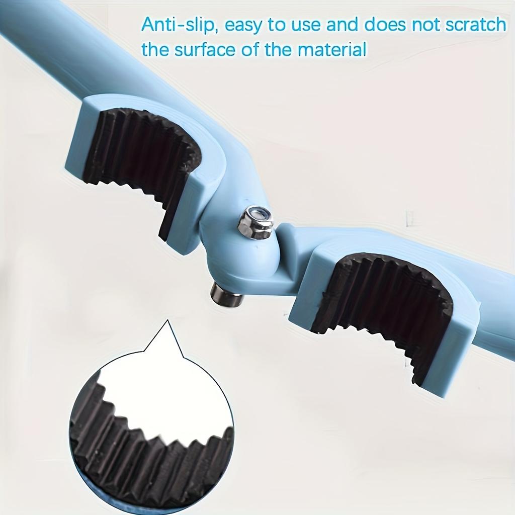 Multifunctional Faucet and Sink Installation Tool, Plastic Filter Cleaning Wrench with Smooth Round Grip Easy to Install and Remove, Ergonomic Design