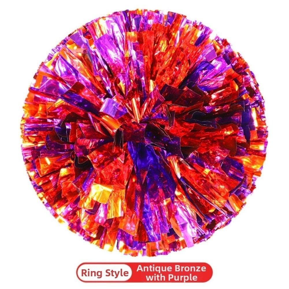 25cm Kids Game Pom Poms PET Come On Props Cheap Practical Cheerleading Multicolors Sports Match Vocal Ball Club Supplies
