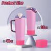 2Pcs Silicone Boot for Owala 30oz & 40oz FreeSip Sway Bottles & Tumblers, Accessories for Owala - Rose red