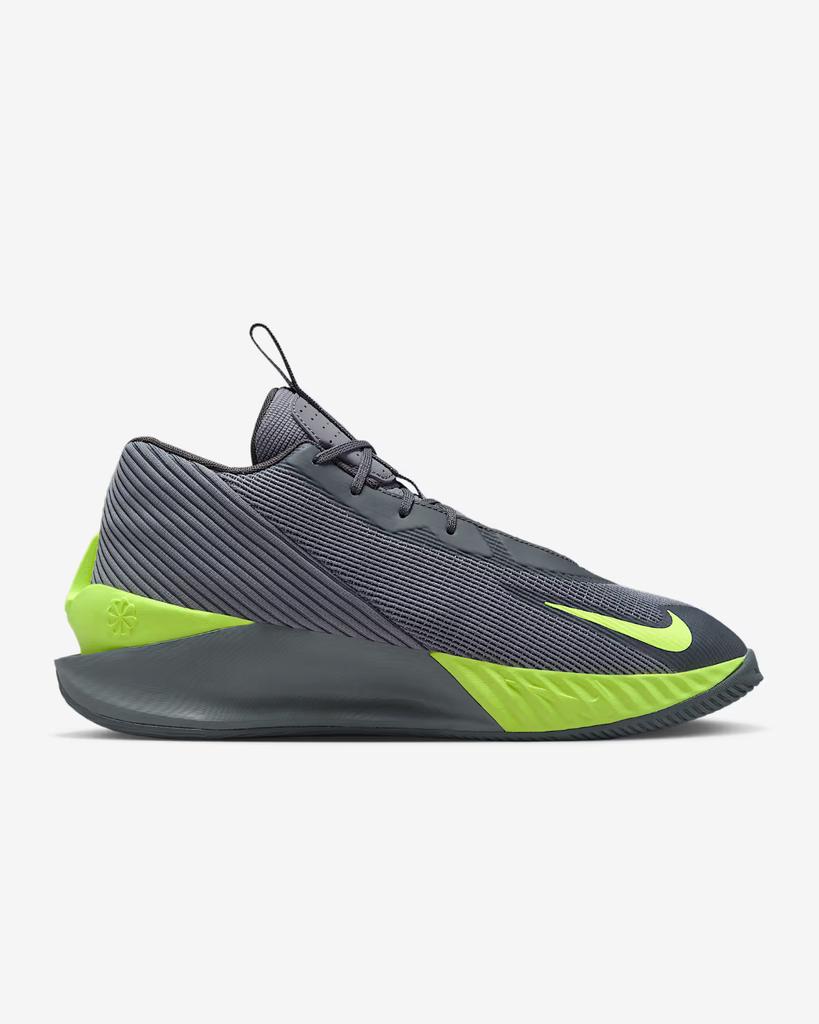HF1804-004 Nike GT Jump Academy Smoke Grey Dark Smoke Grey Volt White (Men's)