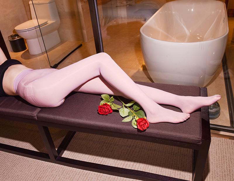 Große glänzende Schrittlose 8D Nahtlose Strumpfhose für Damen - Sexy 360 Nahtlose 912 Nadeln Hochdichte Strümpfe