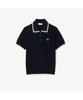 LACOSTE Women'S Golf Color Tipping Short Sleeve Sweater Polo Shirt Af9430-55N Hhw