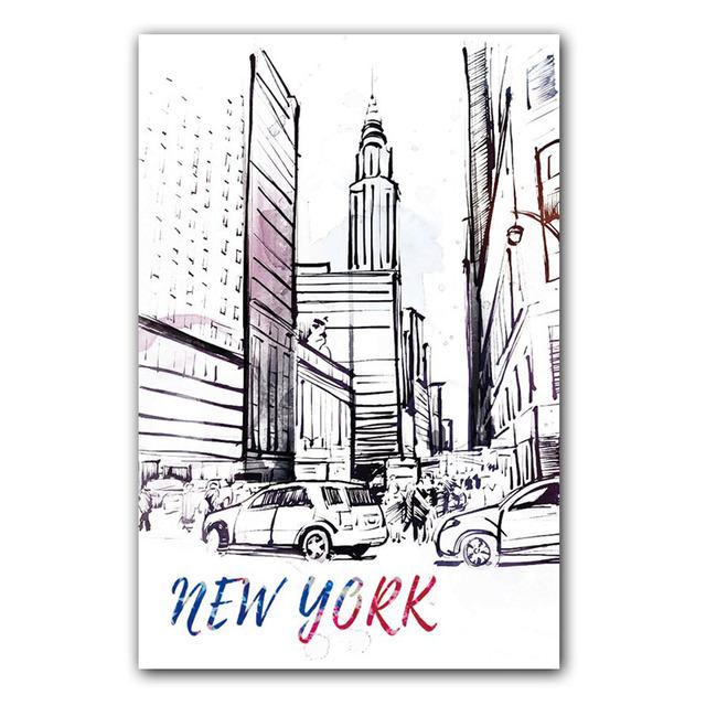 Landscape Oil Painting Famous Architectural Art Canvas Painting Gift Painting Living Room Corridor Study Home Decoration Mural No Frame