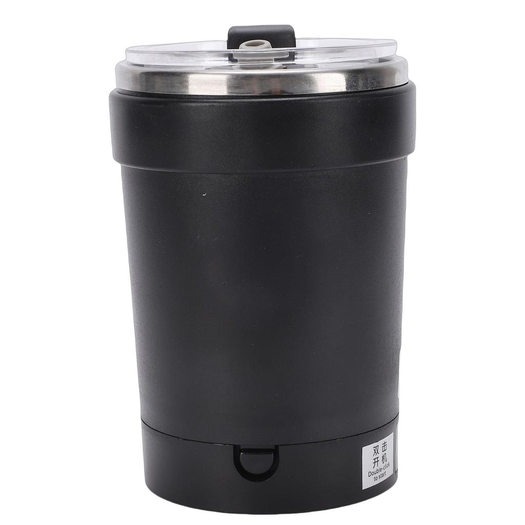 Self Stirring Mug Stainless Steel Automatic Magnetic Coffee Mug USB Rechargeable 380ML Capacity with Straw