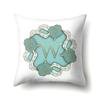 Polyester Pillowcase Home Decoration Gold Printed Pillowcase 26 English Letters Bedside Cushion Cover