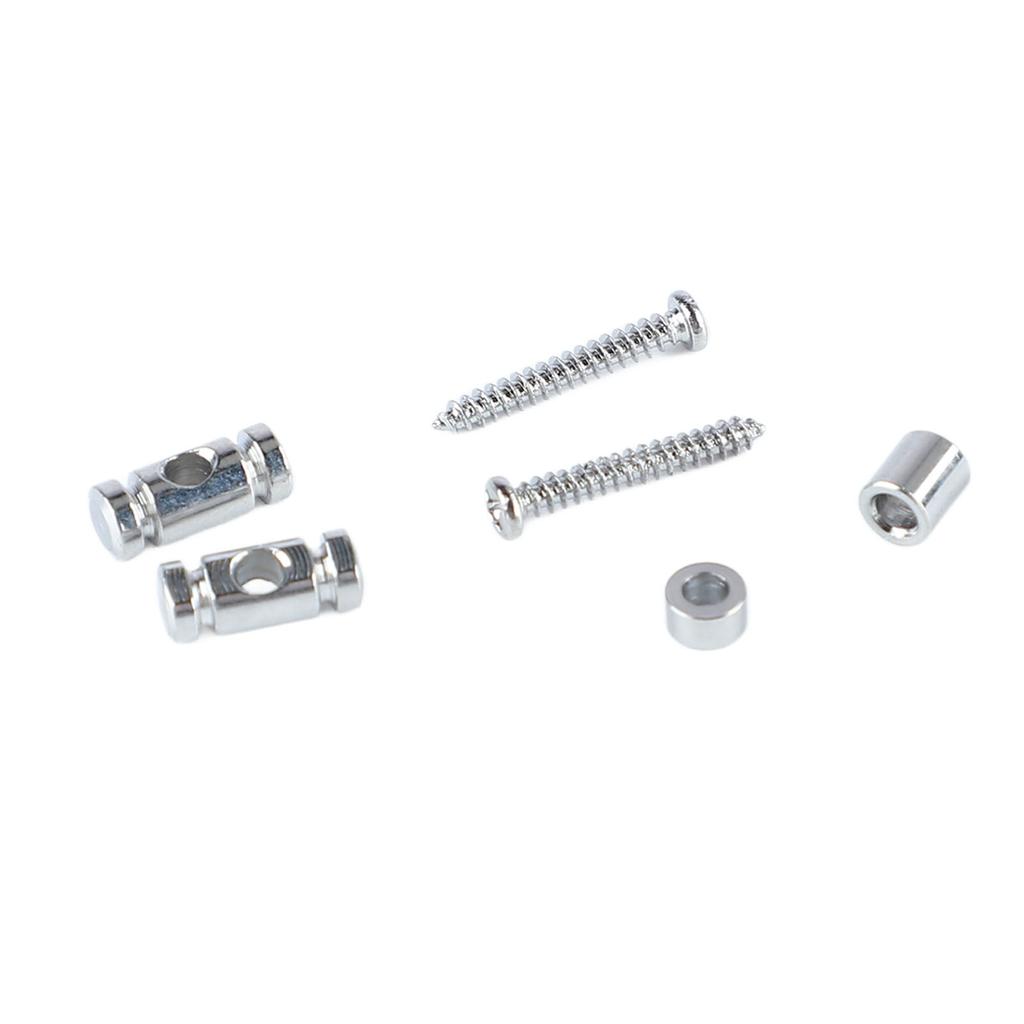 Guitar Roller String Tree Guide Retainer Metal Electric Guitar String Guide Retainer Replacement Silver