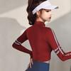 Women Long Sleeve Yoga Shirt Sports Tops Zipper Quick Dry Breathable Female Gym Fitness T-Shirt Yoga Top