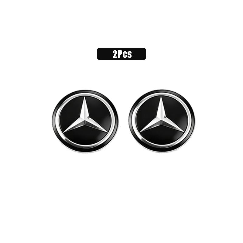 Auto Remote Key Emblem Sticker Aluminum Keys Decoration Decal For Mercedes Benz Smart W205 C300 W203 W206 W108 W124 W126 W140