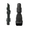2-in-1 Crevice Brush Flat Nozzle Tool Vacuum Replacement Part