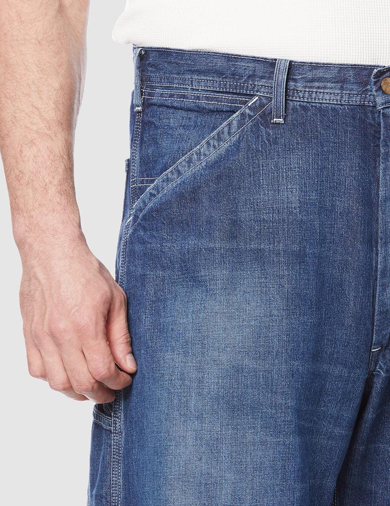 Painter Pants Denim Pants Wide Straight Large Size LM7288 Blue 2 5L [Lee] Men's (Large Size)