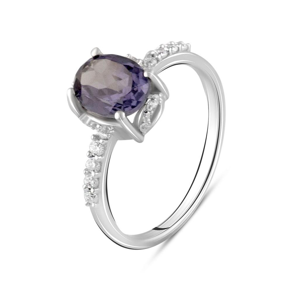 Серебряное кольцо с александритом 4.65ct (2098638)