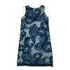 Pallas Palace Indigo Flower Print Sleeveless Dress dress 3 IndigoUsed
