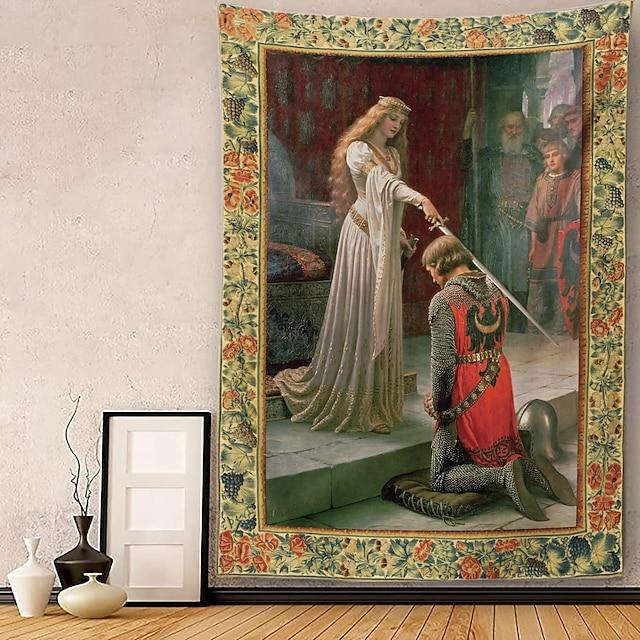 

Victorian style tapestry wall painting 75x100 чёрный