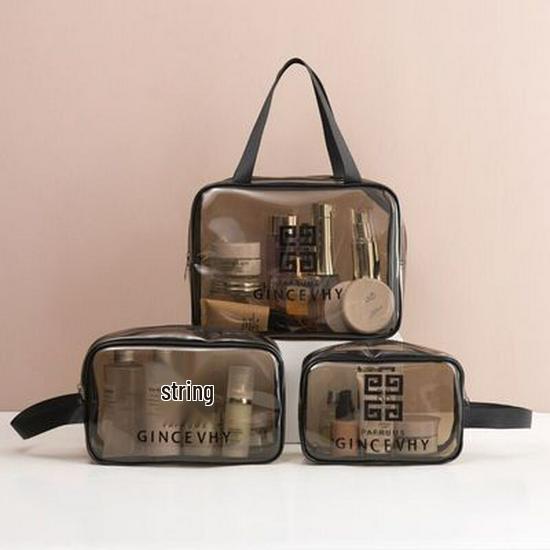 

Большая прозрачная ПВХ косметичка и сумка для туалетных принадлежностей – Портативная, водонепроницаемая, идеально подходит для путешествий, плавания и фитнеса Small