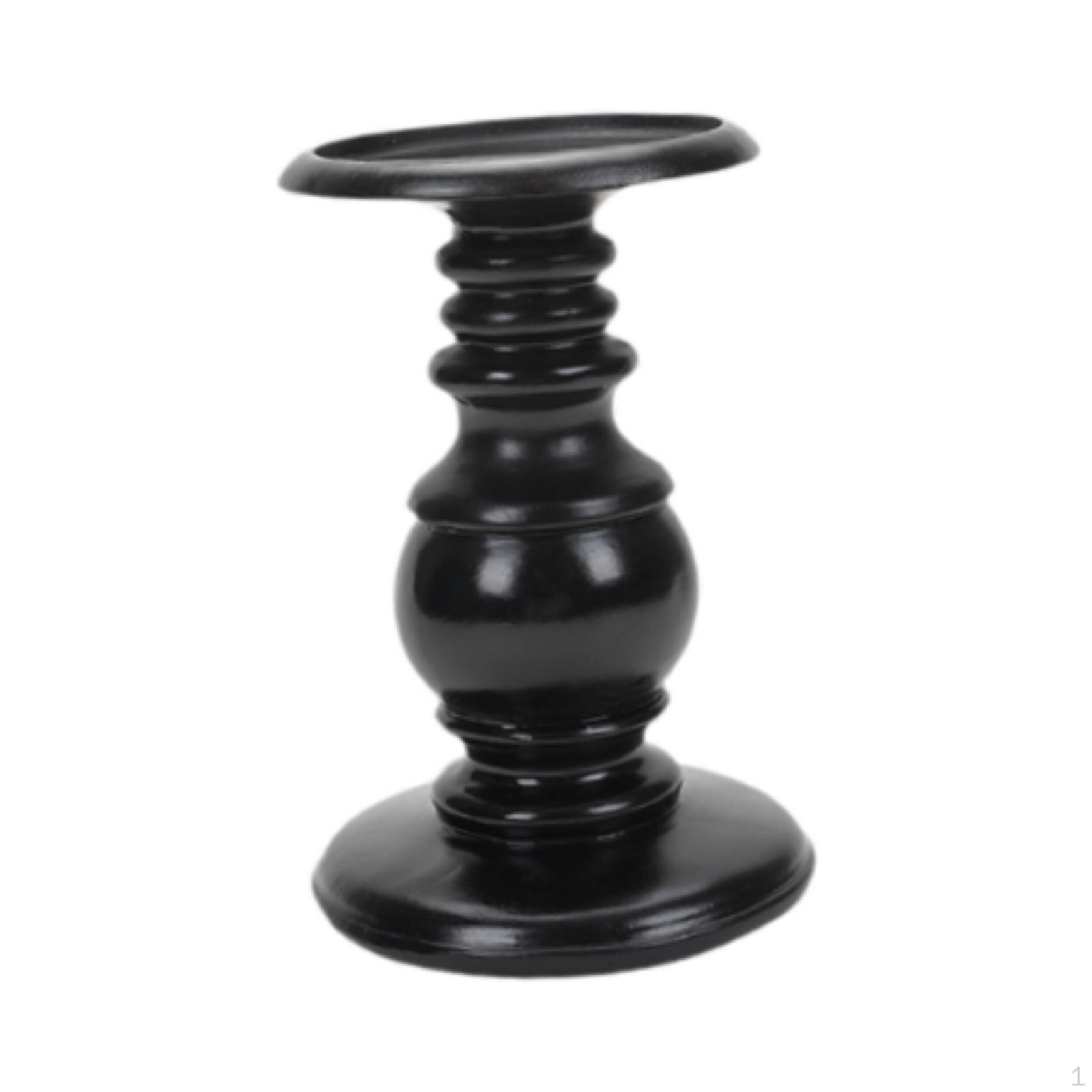 

Элегантный черный подсвечник для декора на Хэллоуин 9.8x15cm