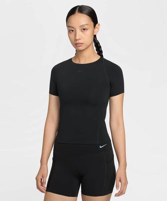 NIKE Universa Dry-Fit Short Sleeve Top W - Black:Anthracite:Dark Smoke Grey / Io1272-010