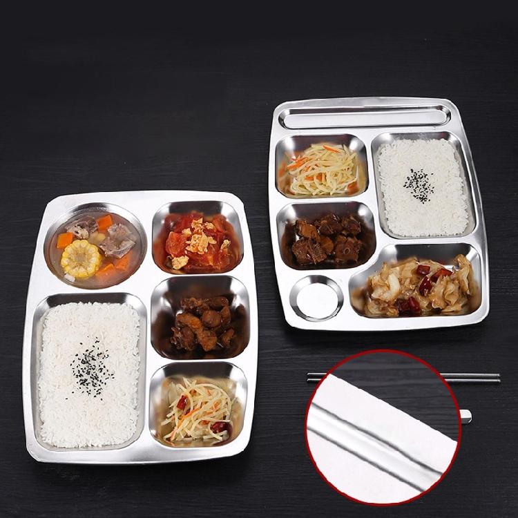 Dinner Trays Divided Dinner Plates for Adults Kids Campers and Portion Control