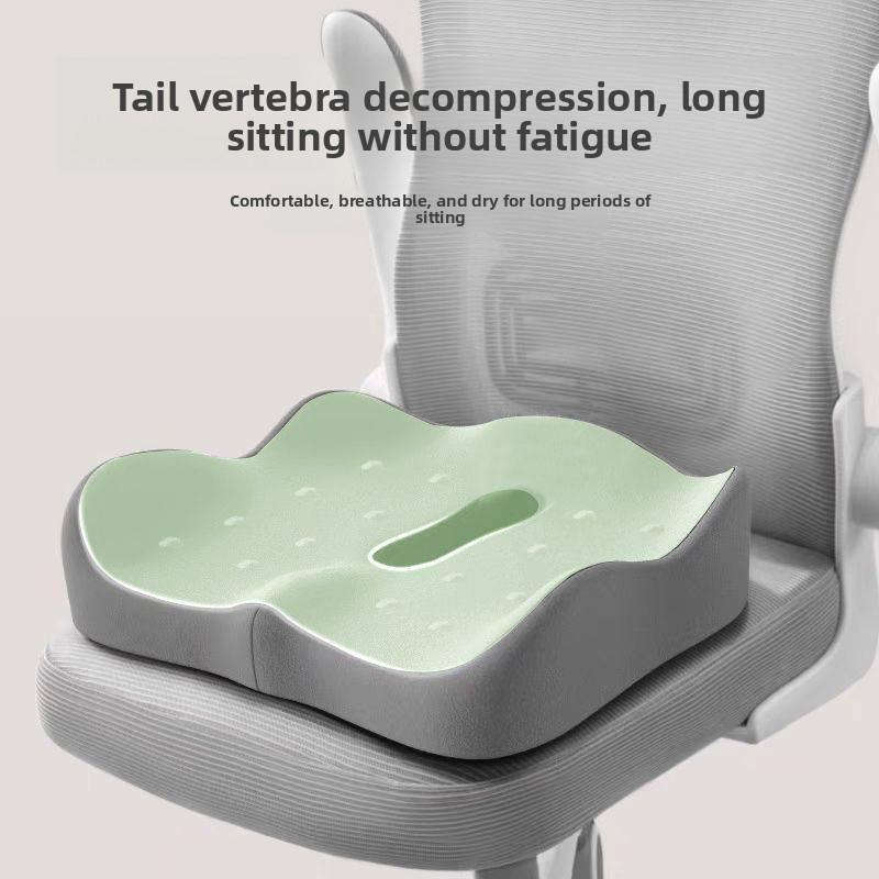 Memory Cotton Seat Cushions Tailbone Decompression Cushions Office Sedentary Artifacts Chairs Comfortable Waist Backrests