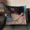 Mr Love Queen'S Choice Lucien Cushion Cover Natural Linen Organic Fabric Double-Sided Printing Sofa Home Decor Gift Pillow Case