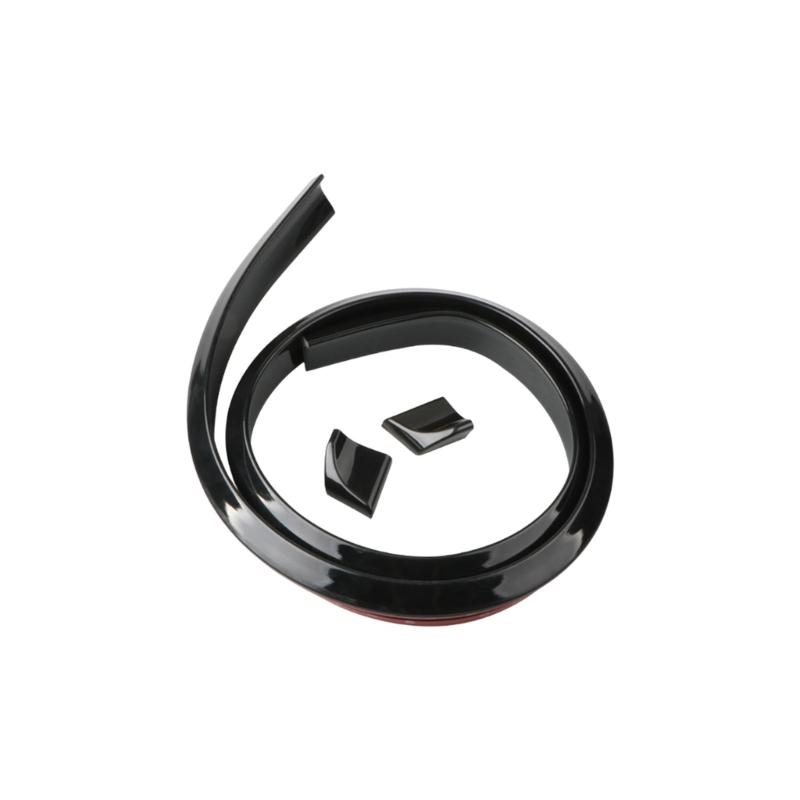 Car Body Styling Carbon Fiber Trim Set With Aerodynamic Spoiler Rubber Sealing Fit Door Window Trunk Edge Protection ABS Material Weatherproof Design