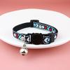 Yousheng Pet Necklace Colorful Grids Pattern Anti-suffocation Fine Workmanship Breakaway Pet Cats Collars with Bell for Valentines Day