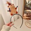 Plush Ugly Doll Headband Lovely Headbands Funny Hair Hoop Korean Style Cosplay Cartoon Hair Hoop Outdoor Hair Accessories