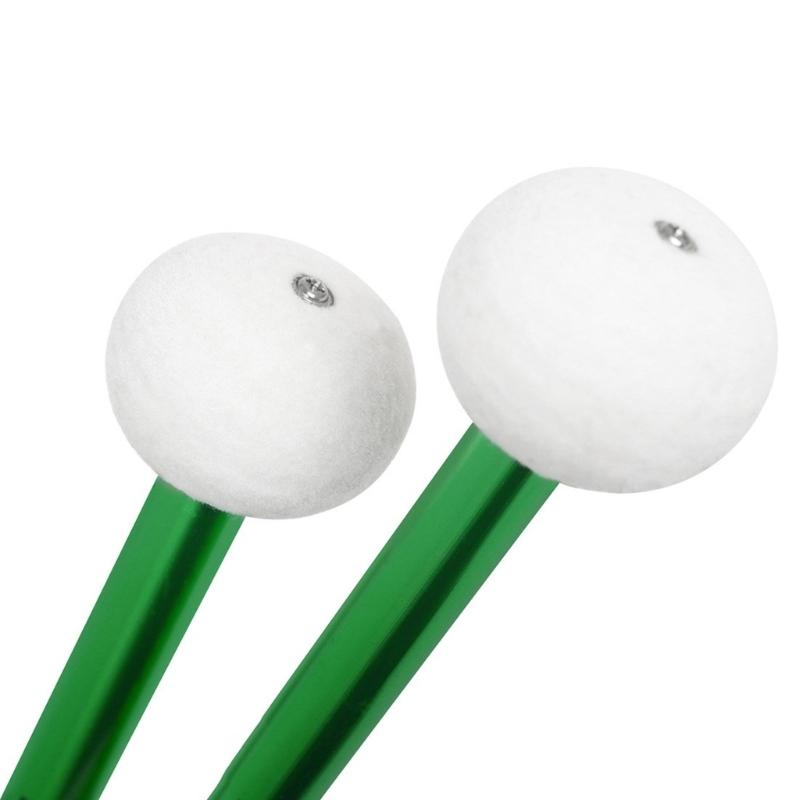 Instrument Accessory Timpani Drum Mallet Percussion Marchings with Felt Head Percussion Mallet, Timpani Stick for Drum